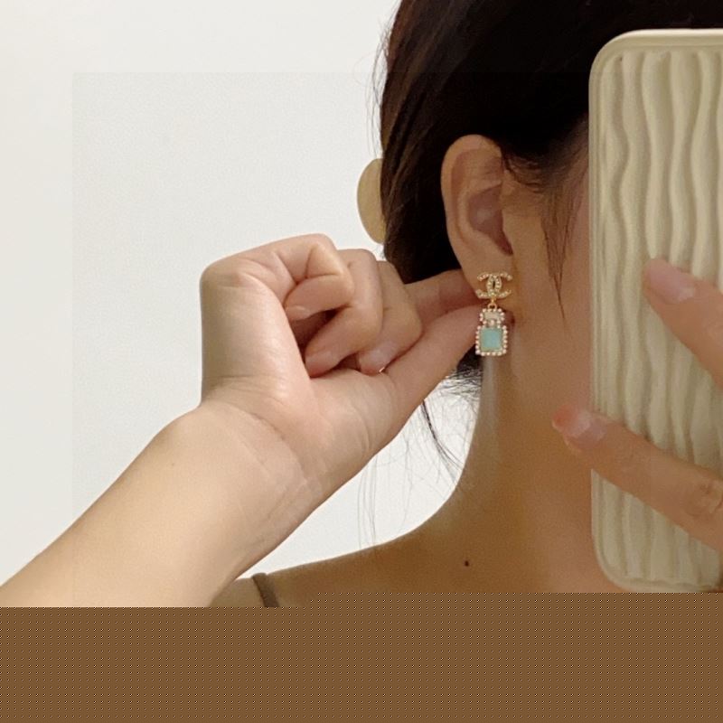 Ch*el earrings